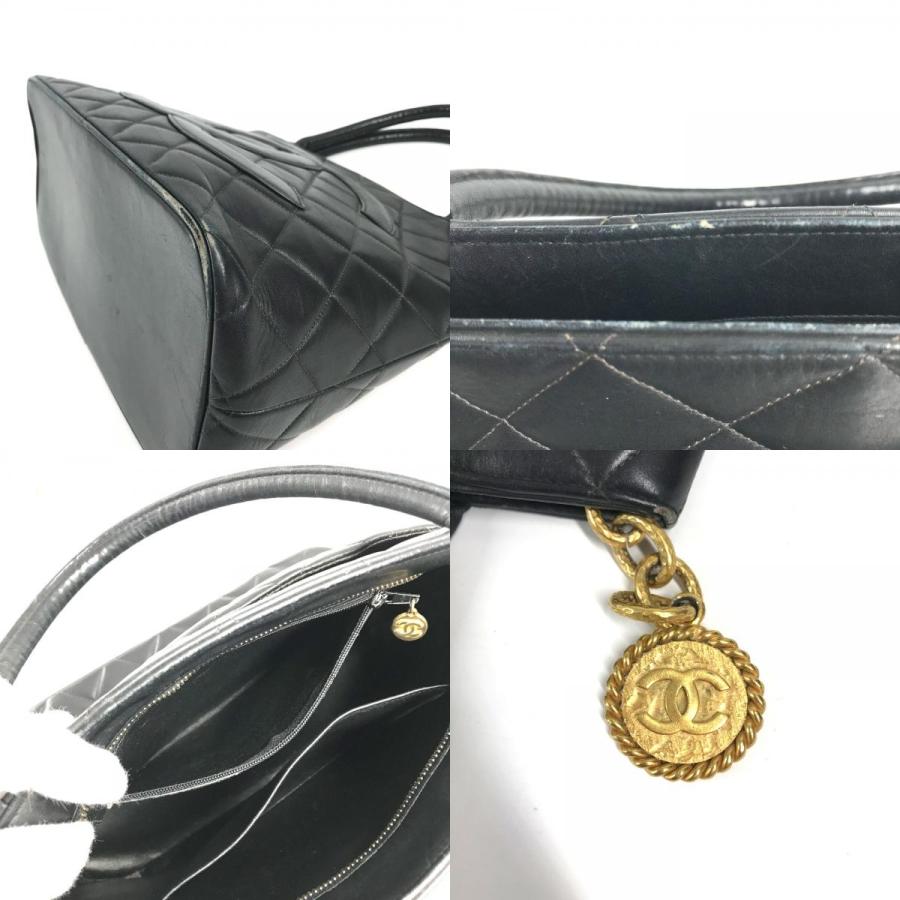 CHANEL シャネル  A01804  復刻トート ハンドバック カバン　CC ココマーク ロゴ トートバッグ ブラック レディース【中古】 | CHANEL | 08