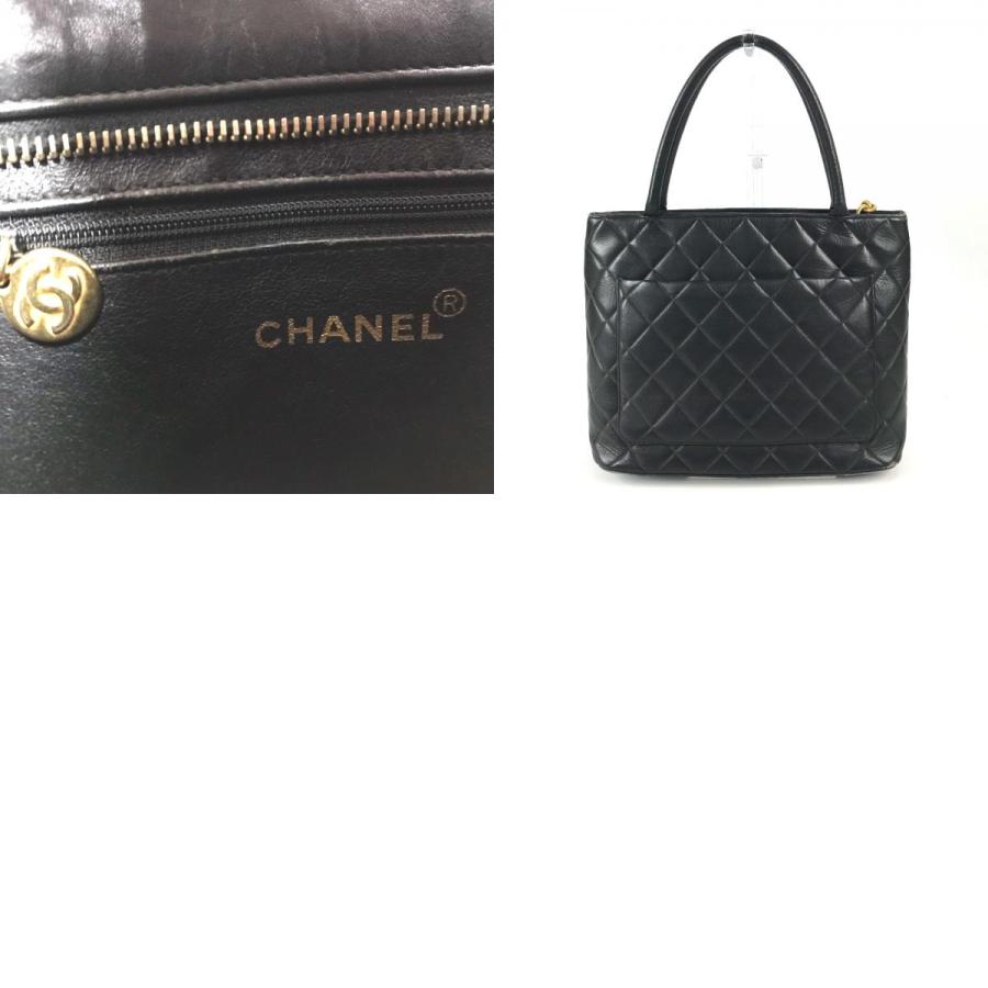 CHANEL シャネル  A01804  復刻トート ハンドバック カバン　CC ココマーク ロゴ トートバッグ ブラック レディース【中古】 | CHANEL | 09