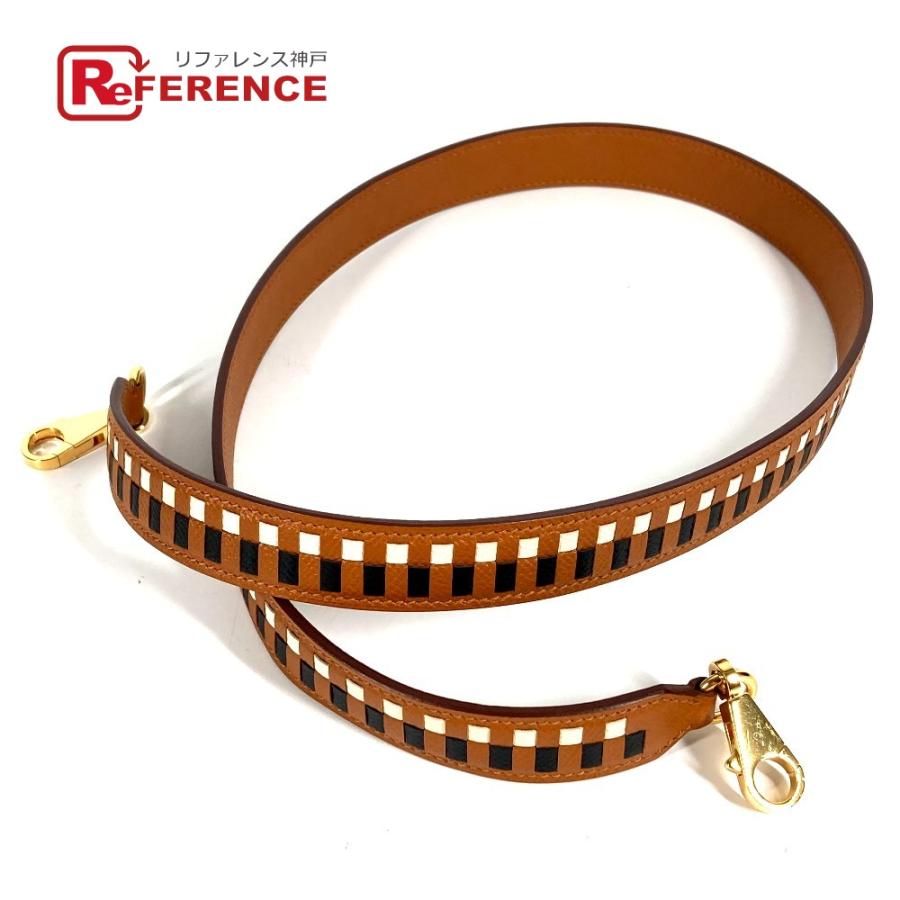 美品 HERMES エルメス バンドリエールトレサージュ バンドリエール トレサージュ アクセサリー ショルダーストラップ ゴールド 【中古】 | HERMES