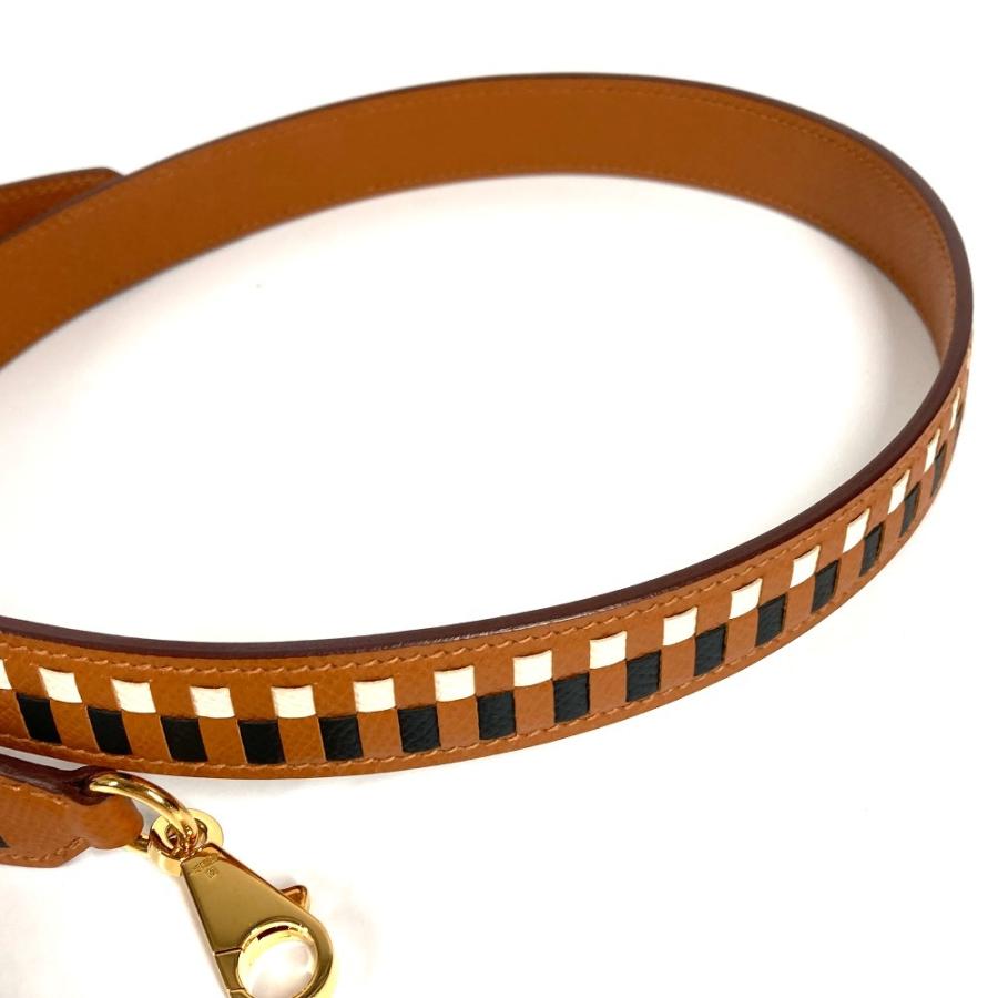 美品 HERMES エルメス バンドリエールトレサージュ バンドリエール トレサージュ アクセサリー ショルダーストラップ ゴールド 【中古】 | HERMES | 04