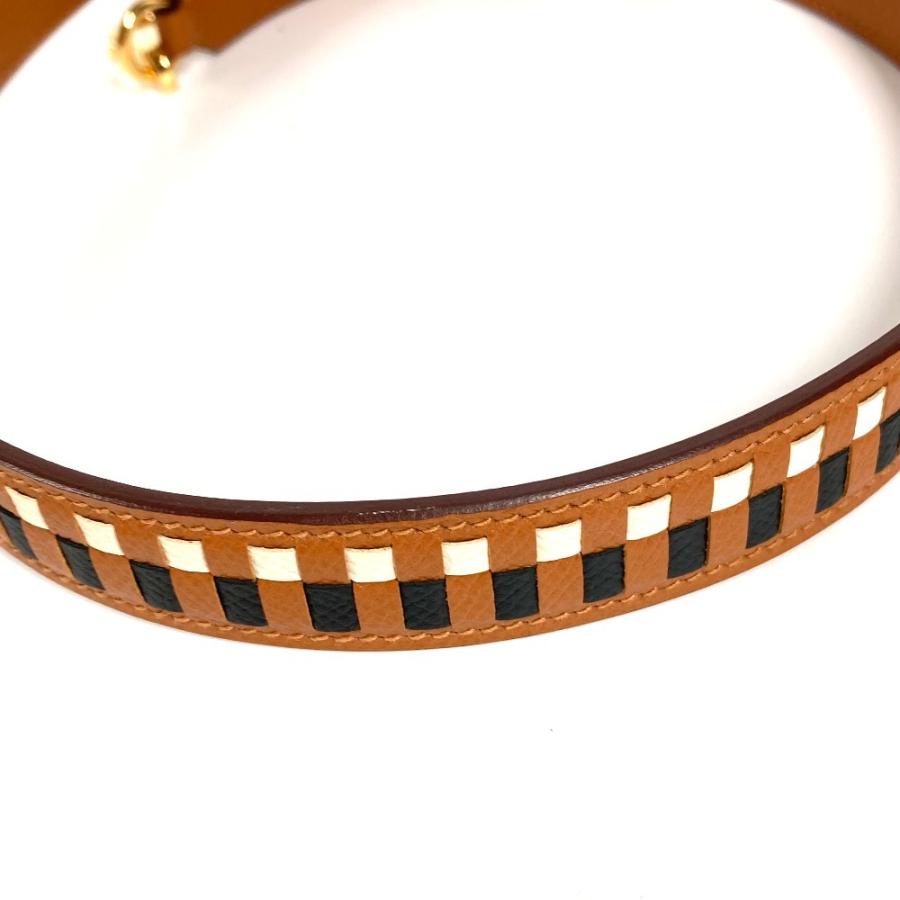 美品 HERMES エルメス バンドリエールトレサージュ バンドリエール トレサージュ アクセサリー ショルダーストラップ ゴールド 【中古】 | HERMES | 05