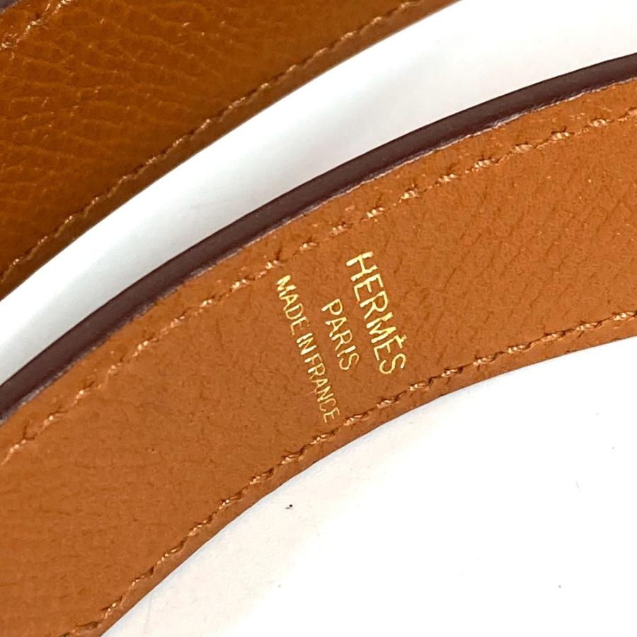 美品 HERMES エルメス バンドリエールトレサージュ バンドリエール トレサージュ アクセサリー ショルダーストラップ ゴールド 【中古】 | HERMES | 06