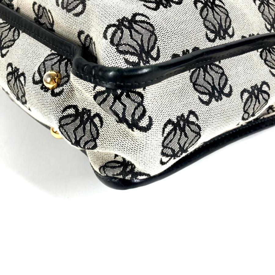 LOEWE ロエベ 南京錠 ロゴ カバン 斜め掛け  ヴィンテージ ショルダーバッグ ブラック ユニセックス【中古】 | LOEWE | 05