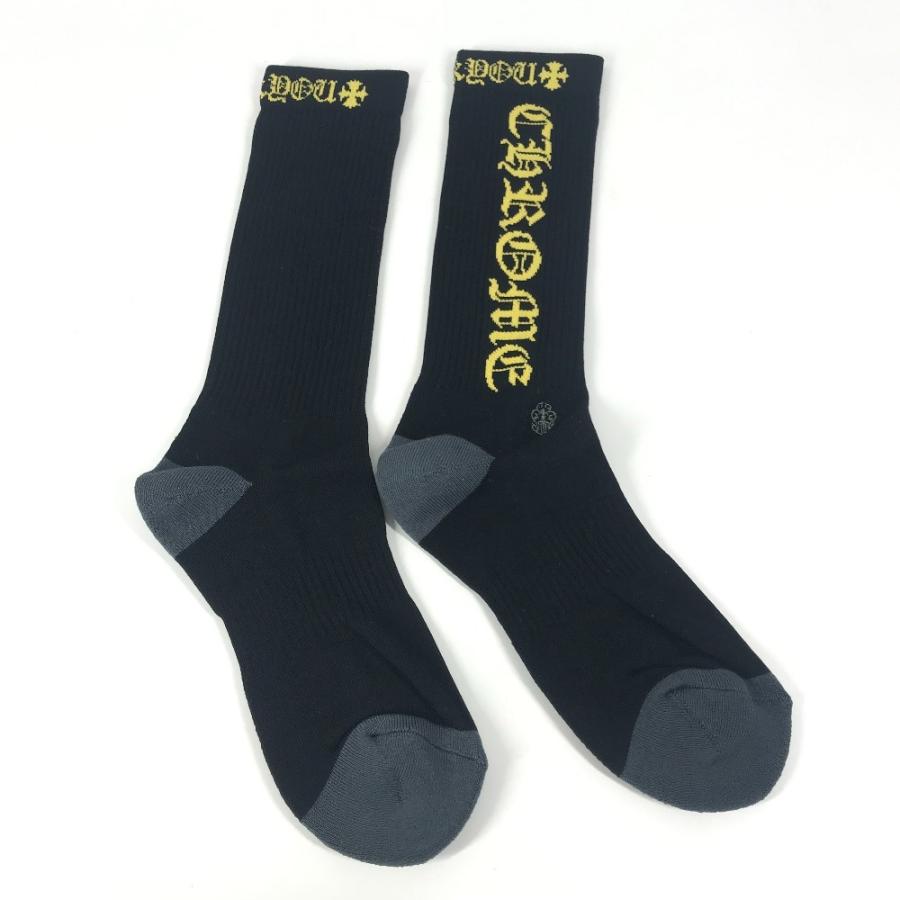 未使用 CHROME HEARTS クロムハーツ ソックス 靴下 3足セット 3つ 靴下 ブラック メンズ【中古】 |  | 06