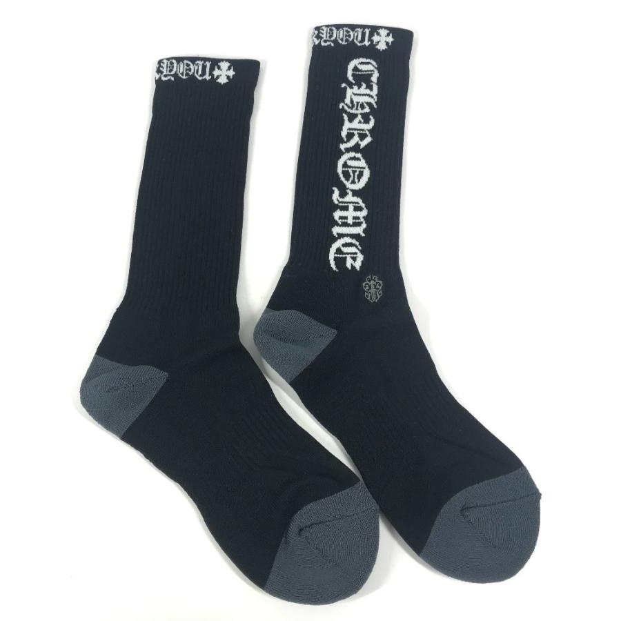 未使用 CHROME HEARTS クロムハーツ ソックス 靴下 3足セット 3つ 靴下 ブラック メンズ【中古】 |  | 07