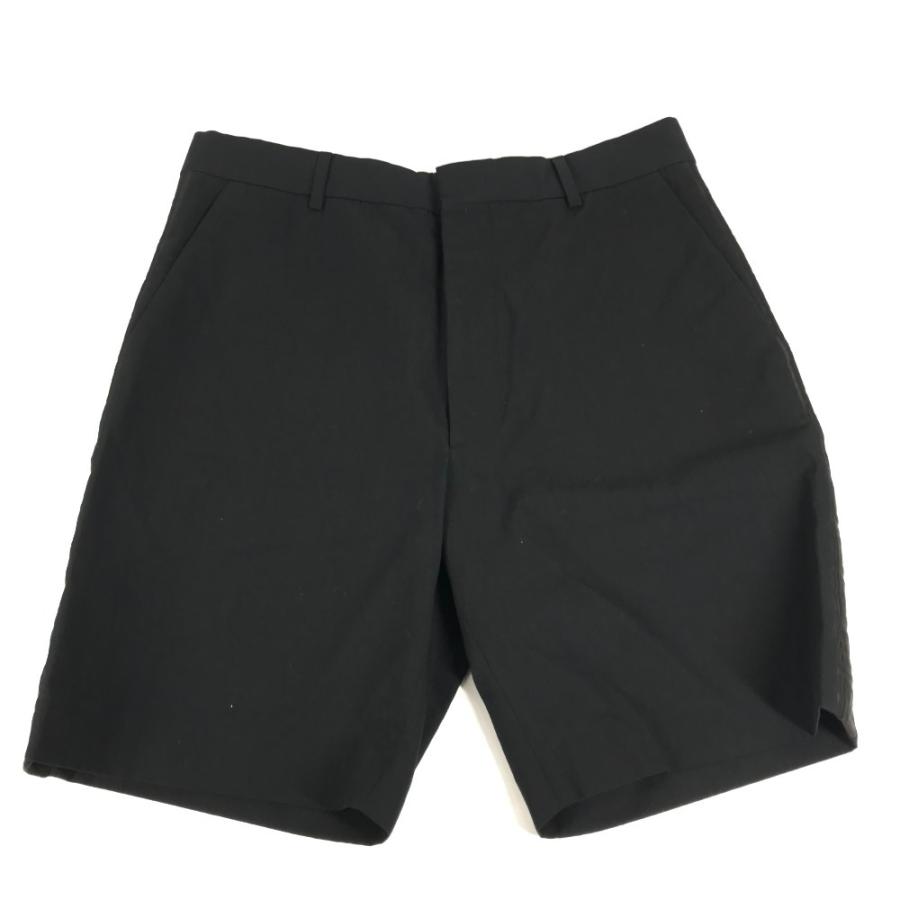 FENDI フェンディ FB0521 ロゴ パンツ ハーフパンツ ボトムス アパレル FENDACE フェンダーチェ ショートパンツ ブラック メンズ【中古】 | FENDI | 01