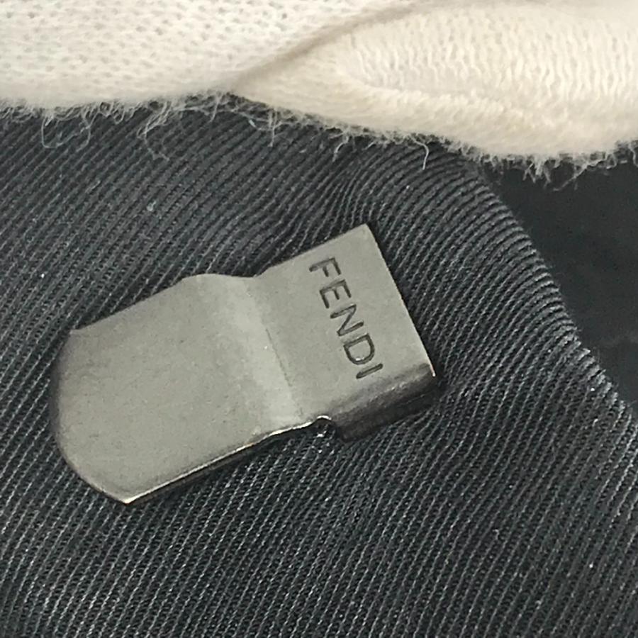 FENDI フェンディ FB0521 ロゴ パンツ ハーフパンツ ボトムス アパレル FENDACE フェンダーチェ ショートパンツ ブラック メンズ【中古】 | FENDI | 06