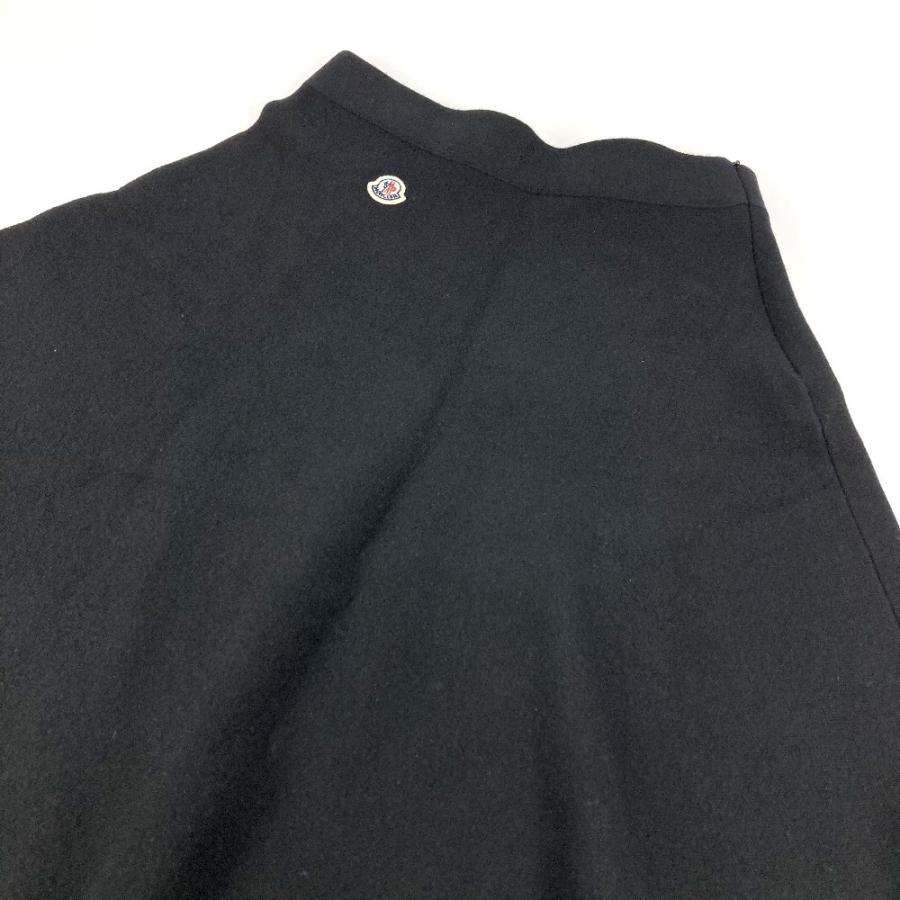 MONCLER モンクレール GONNA TRICOT KNITWEAR SKIRT スカート アパレル  ロゴ ワッペン ロングスカート ブラック レディース【中古】 | MONCLER | 02
