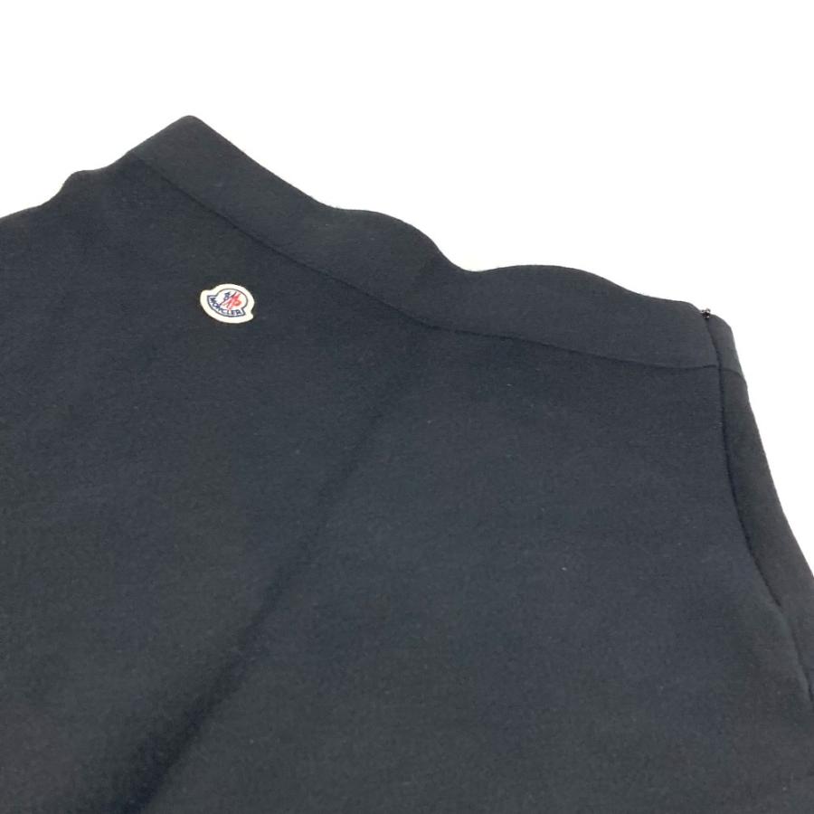 MONCLER モンクレール GONNA TRICOT KNITWEAR SKIRT スカート アパレル  ロゴ ワッペン ロングスカート ブラック レディース【中古】 | MONCLER | 03