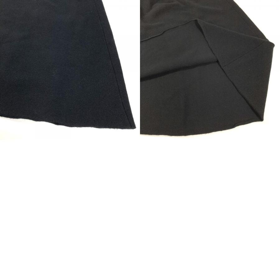 MONCLER モンクレール GONNA TRICOT KNITWEAR SKIRT スカート アパレル  ロゴ ワッペン ロングスカート ブラック レディース【中古】 | MONCLER | 09