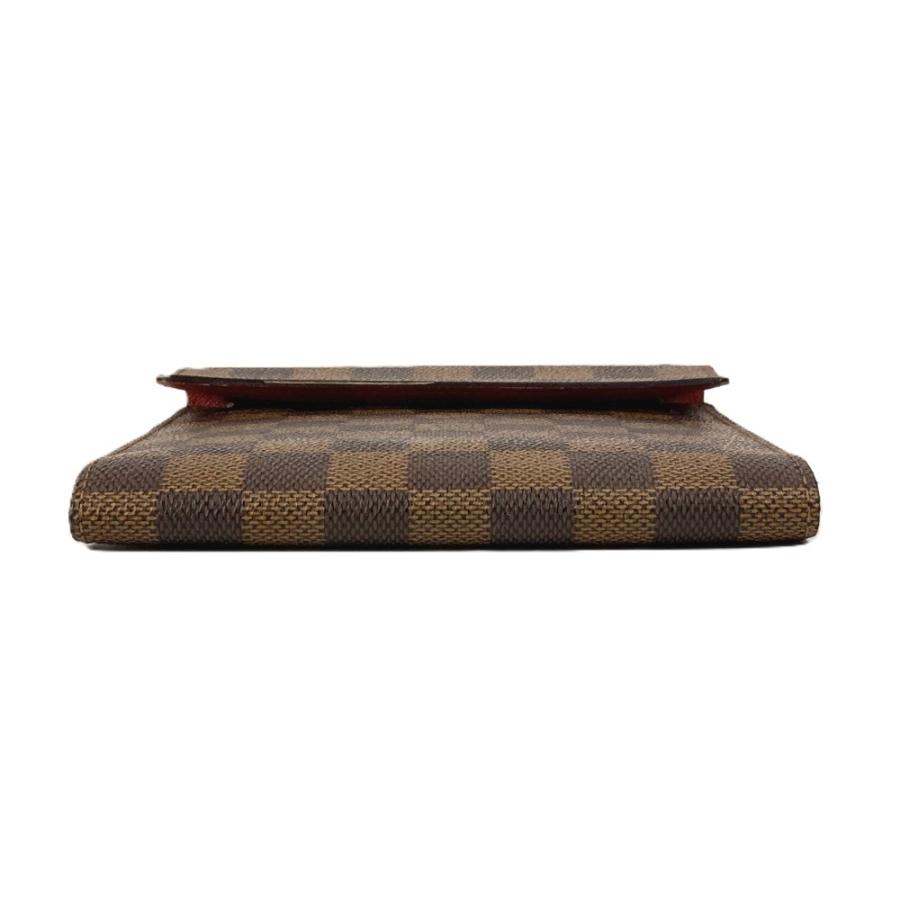 LOUIS VUITTON ルイヴィトン  M99074 CDケース DVDケース ポーチ 日本20周年限定 カバン ダミエ ポーチ エベヌ ブラウン【中古】 | LOUIS VUITTON | 02