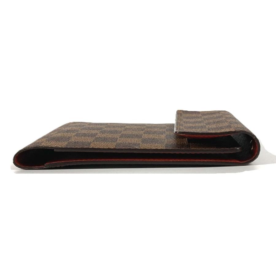 LOUIS VUITTON ルイヴィトン  M99074 CDケース DVDケース ポーチ 日本20周年限定 カバン ダミエ ポーチ エベヌ ブラウン【中古】 | LOUIS VUITTON | 03