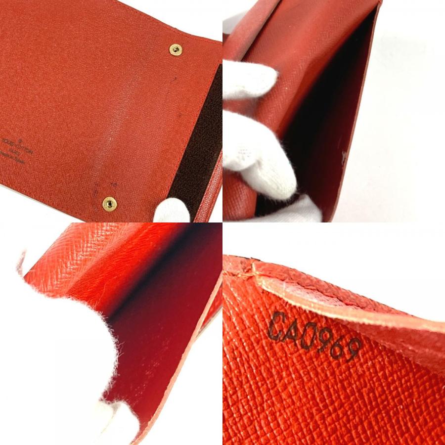 LOUIS VUITTON ルイヴィトン  M99074 CDケース DVDケース ポーチ 日本20周年限定 カバン ダミエ ポーチ エベヌ ブラウン【中古】 | LOUIS VUITTON | 08