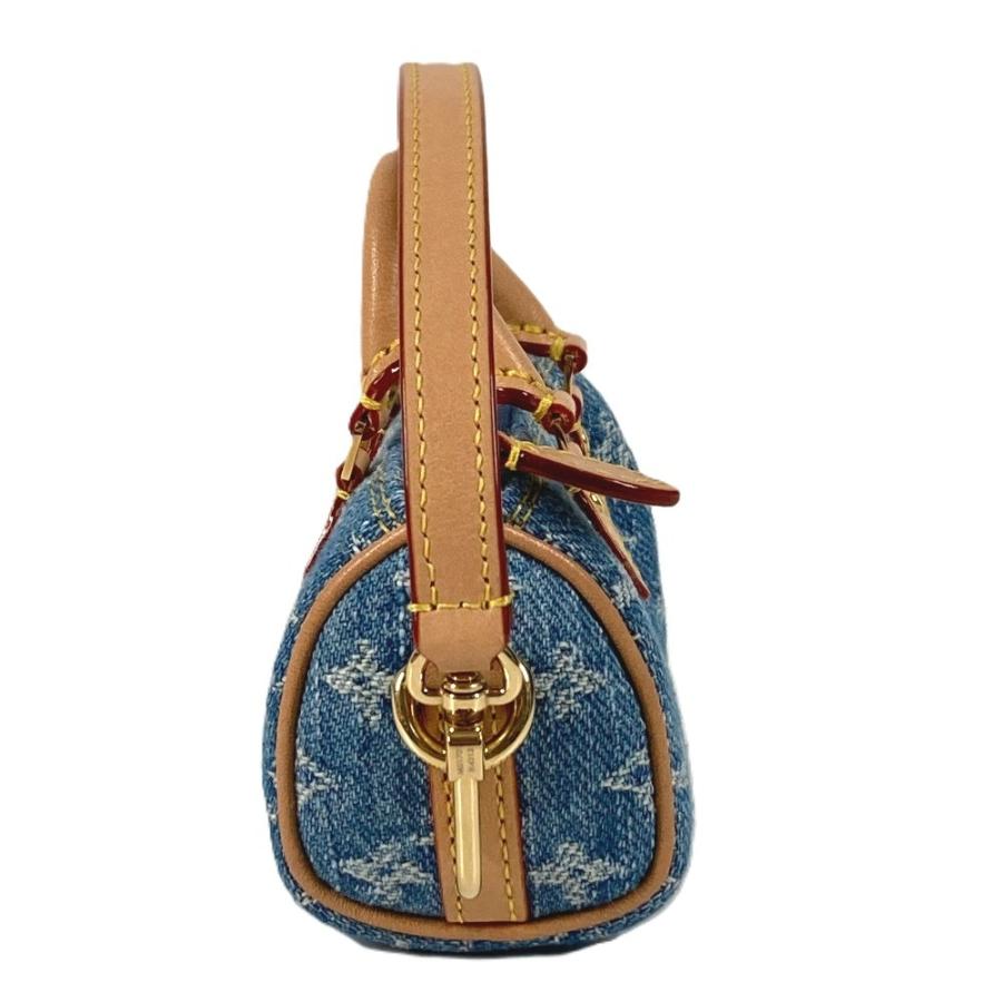 新品同様 LOUIS VUITTON ルイヴィトン M01701  ビジューサックマイクロスピーディー バッグチャーム モノグラムデニムキーホルダー【中古】 | LOUIS VUITTON | 02