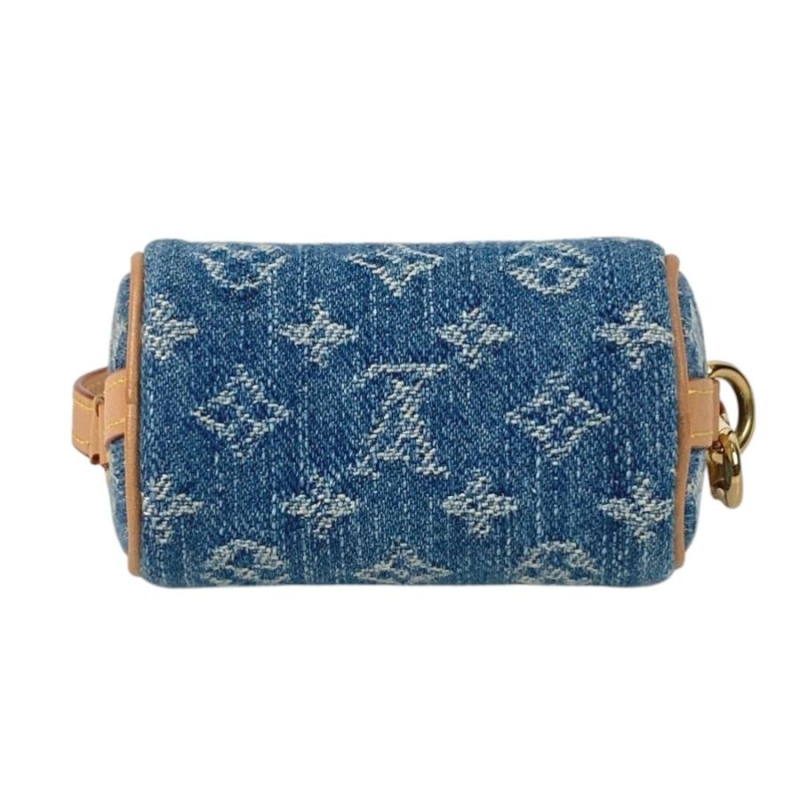 新品同様 LOUIS VUITTON ルイヴィトン M01701  ビジューサックマイクロスピーディー バッグチャーム モノグラムデニムキーホルダー【中古】 | LOUIS VUITTON | 04