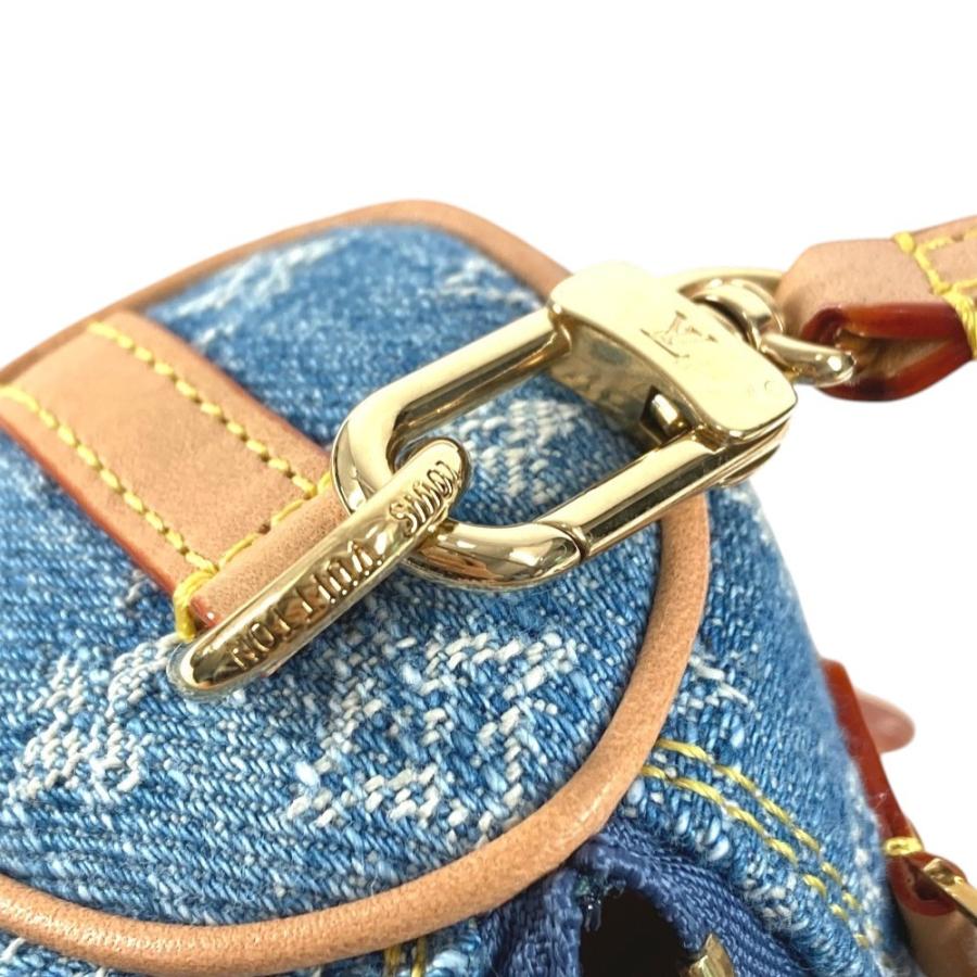新品同様 LOUIS VUITTON ルイヴィトン M01701  ビジューサックマイクロスピーディー バッグチャーム モノグラムデニムキーホルダー【中古】 | LOUIS VUITTON | 06
