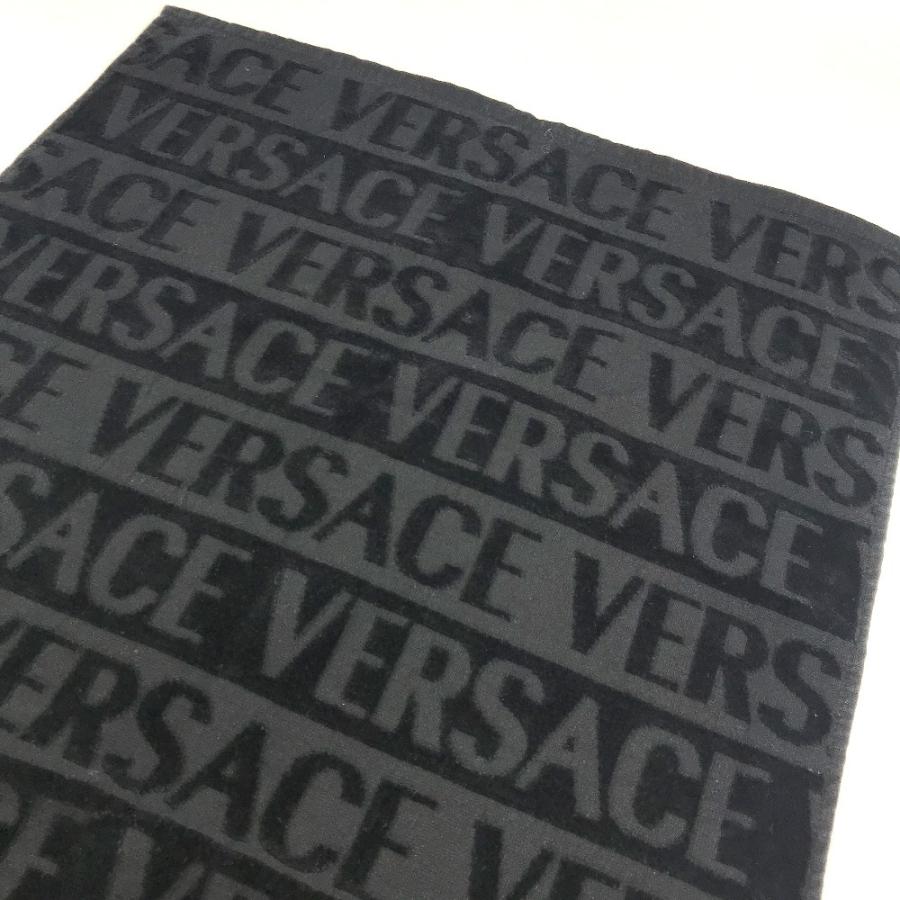 VERSACE ヴェルサーチ アイラブバロック 2枚セット ビーチタオル フェイスタオル ペア インテリア ひざかけ ブランケット ブラック【中古】 |  | 02