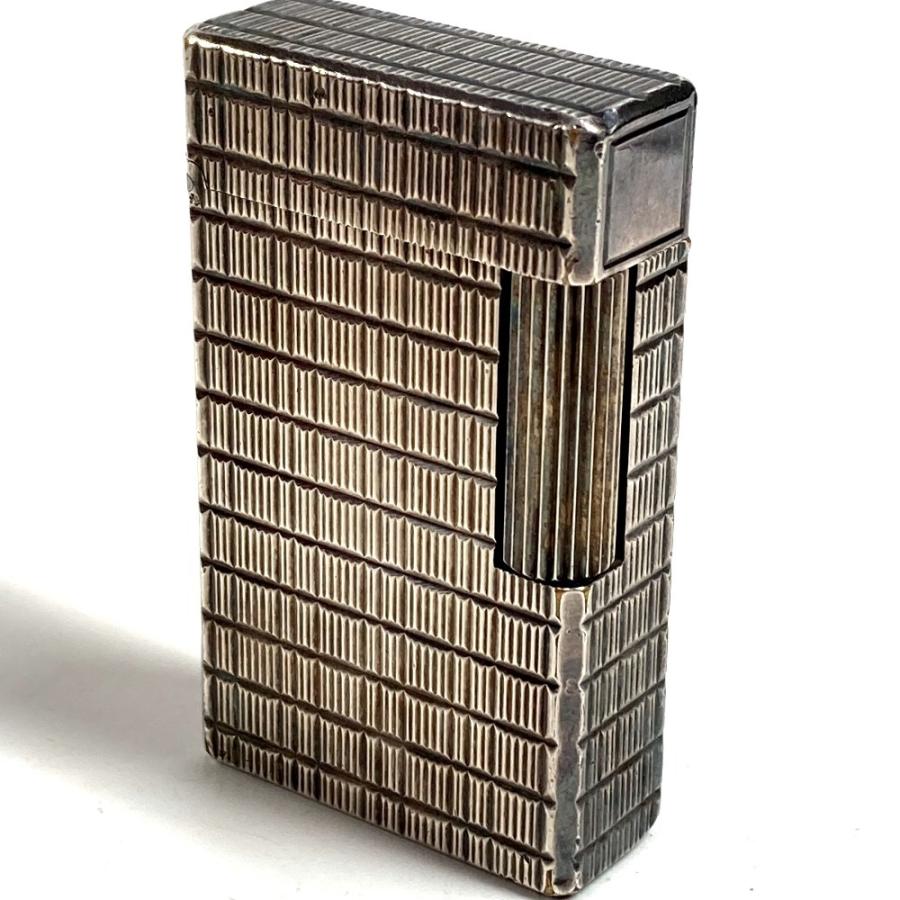 S.T.Dupont エス・テー・デュポン ライン1 ラージ 喫煙具 ライター シルバー ユニセックス【中古】_1