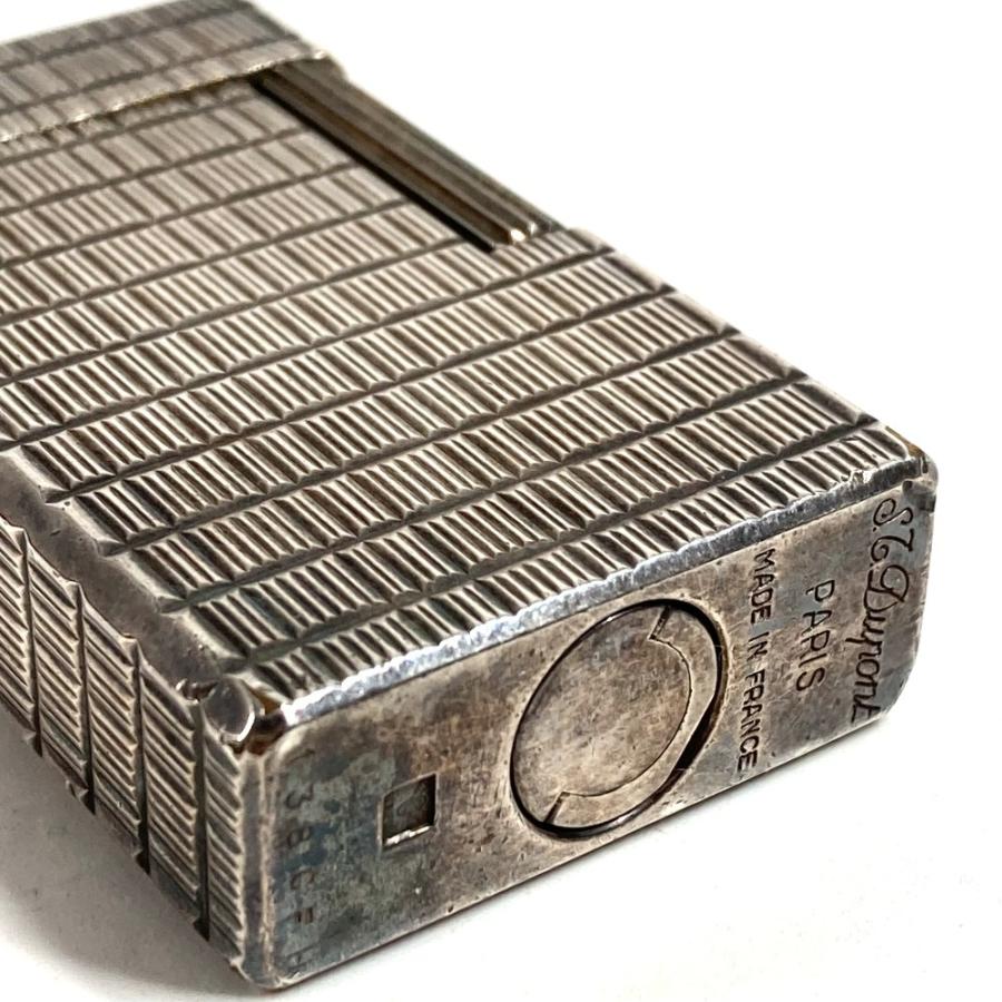 S.T.Dupont エス・テー・デュポン ライン1 ラージ 喫煙具 ライター シルバー ユニセックス【中古】_4