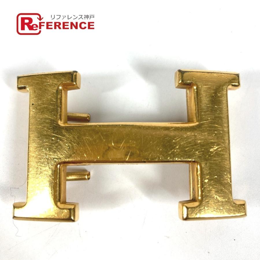 HERMES エルメス Hベルト バックルのみ バックル ベルト バックル ゴールド ユニセックス【中古】 | HERMES