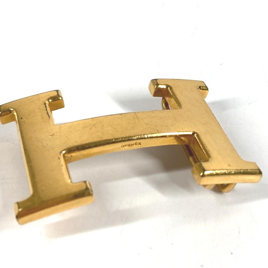 HERMES エルメス Hベルト バックルのみ バックル ベルト バックル ゴールド ユニセックス【中古】 | HERMES | 01