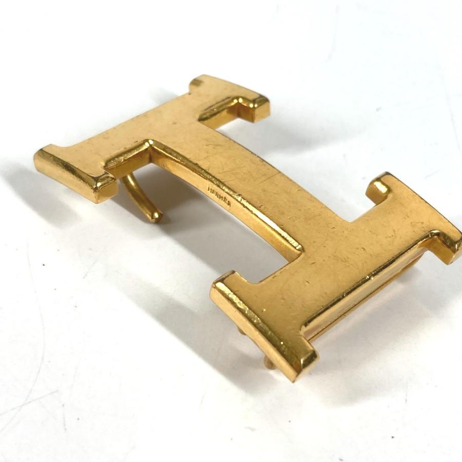 HERMES エルメス Hベルト バックルのみ バックル ベルト バックル ゴールド ユニセックス【中古】 | HERMES | 02