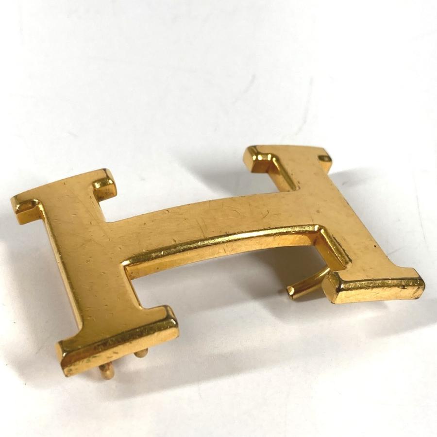 HERMES エルメス Hベルト バックルのみ バックル ベルト バックル ゴールド ユニセックス【中古】 | HERMES | 03