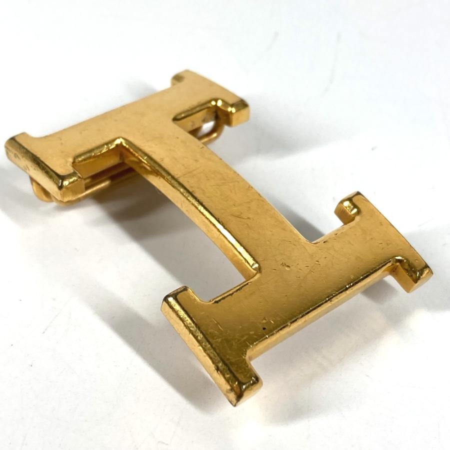 HERMES エルメス Hベルト バックルのみ バックル ベルト バックル ゴールド ユニセックス【中古】 | HERMES | 04