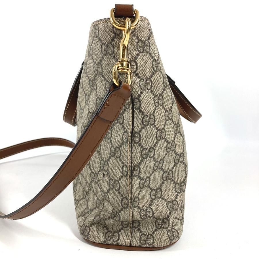 GUCCI グッチ 473887 2WAYバッグ ロゴ カバン トートバッグ ショルダーバッグ 斜め掛け GGスプリーム ハンドバッグ ベージュ【中古】 | GUCCI | 02