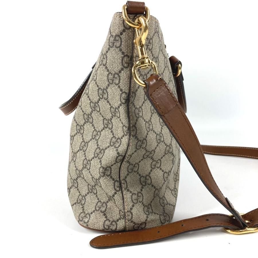 GUCCI グッチ 473887 2WAYバッグ ロゴ カバン トートバッグ ショルダーバッグ 斜め掛け GGスプリーム ハンドバッグ ベージュ【中古】 | GUCCI | 03
