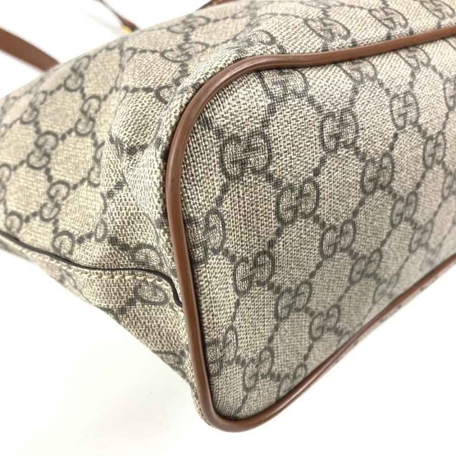 GUCCI グッチ 473887 2WAYバッグ ロゴ カバン トートバッグ ショルダーバッグ 斜め掛け GGスプリーム ハンドバッグ ベージュ【中古】 | GUCCI | 06