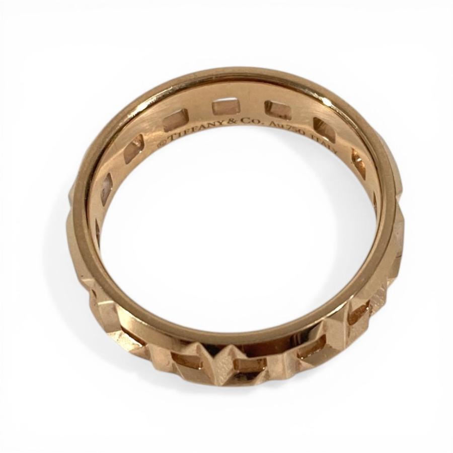 美品 TIFFANY&Co. ティファニー Tトゥルー アクセサリー ジュエリー K18 金 18K リング・指輪 ゴールド レディース【中古】 | TIFFANY&Co. | 01