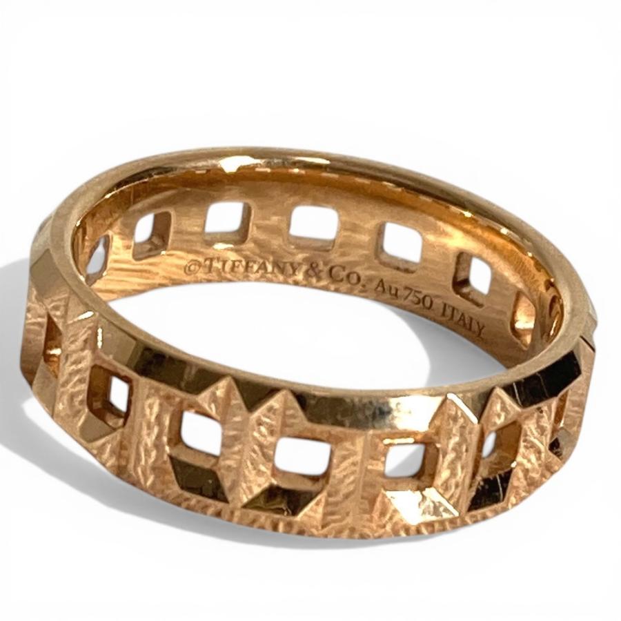美品 TIFFANY&Co. ティファニー Tトゥルー アクセサリー ジュエリー K18 金 18K リング・指輪 ゴールド レディース【中古】 | TIFFANY&Co. | 08
