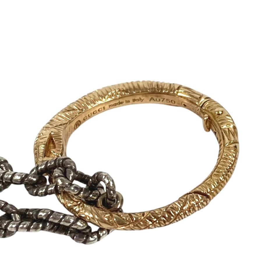 GUCCI グッチ ウロボロス チェーンネックレス アクセサリー ジュエリー K18 金 18K ネックレス シルバー ユニセックス【中古】 | GUCCI | 04