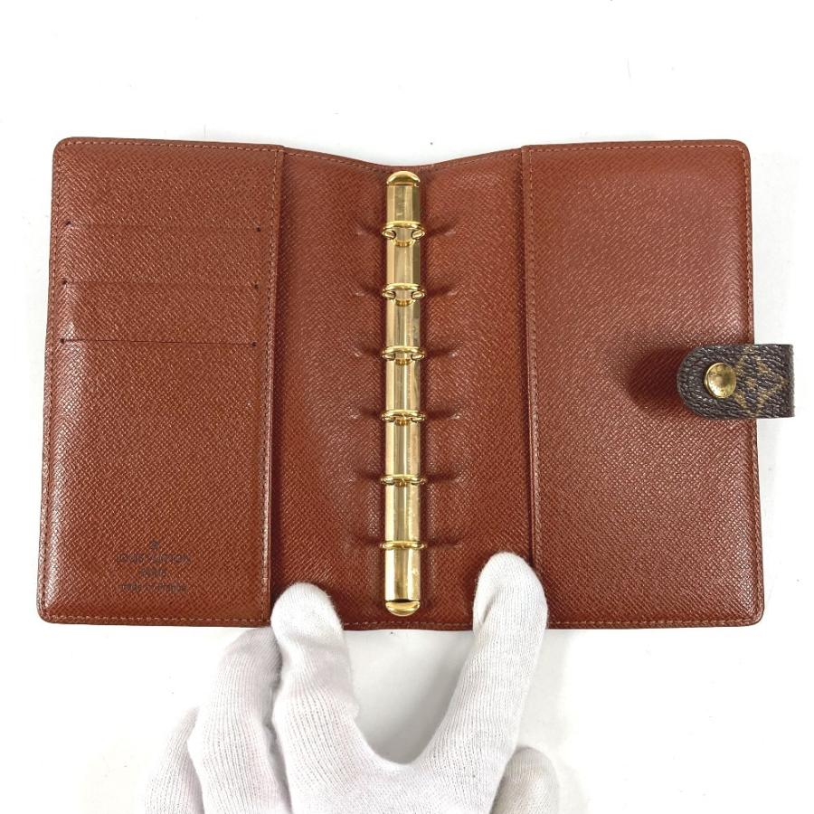 LOUIS VUITTON ルイヴィトン R20005 アジェンダPM アジェンダ PM  システム手帳 ステーショナリー モノグラム 手帳カバー 【中古】 | LOUIS VUITTON | 06