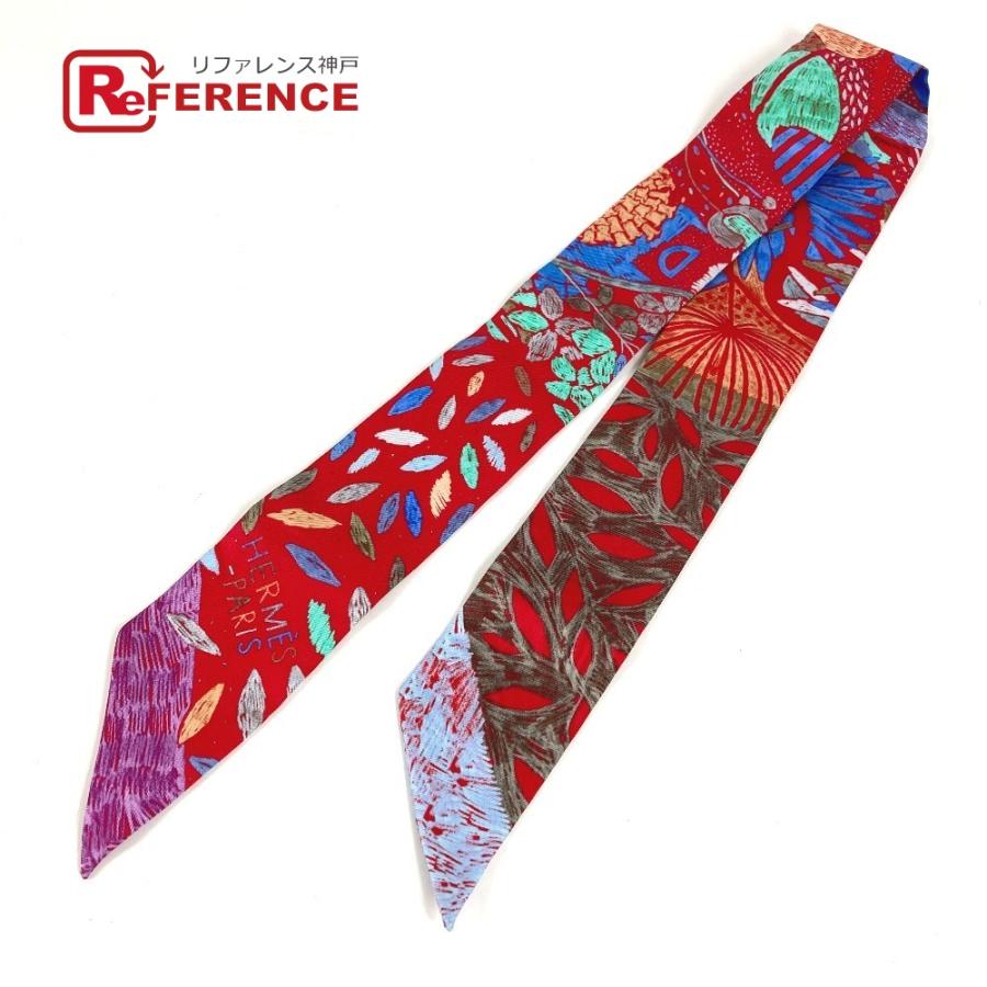 美品 HERMES エルメス ツイリー ツィリー バンドースカーフ アクセサリー スカーフ レッド レディース【中古】 | HERMES