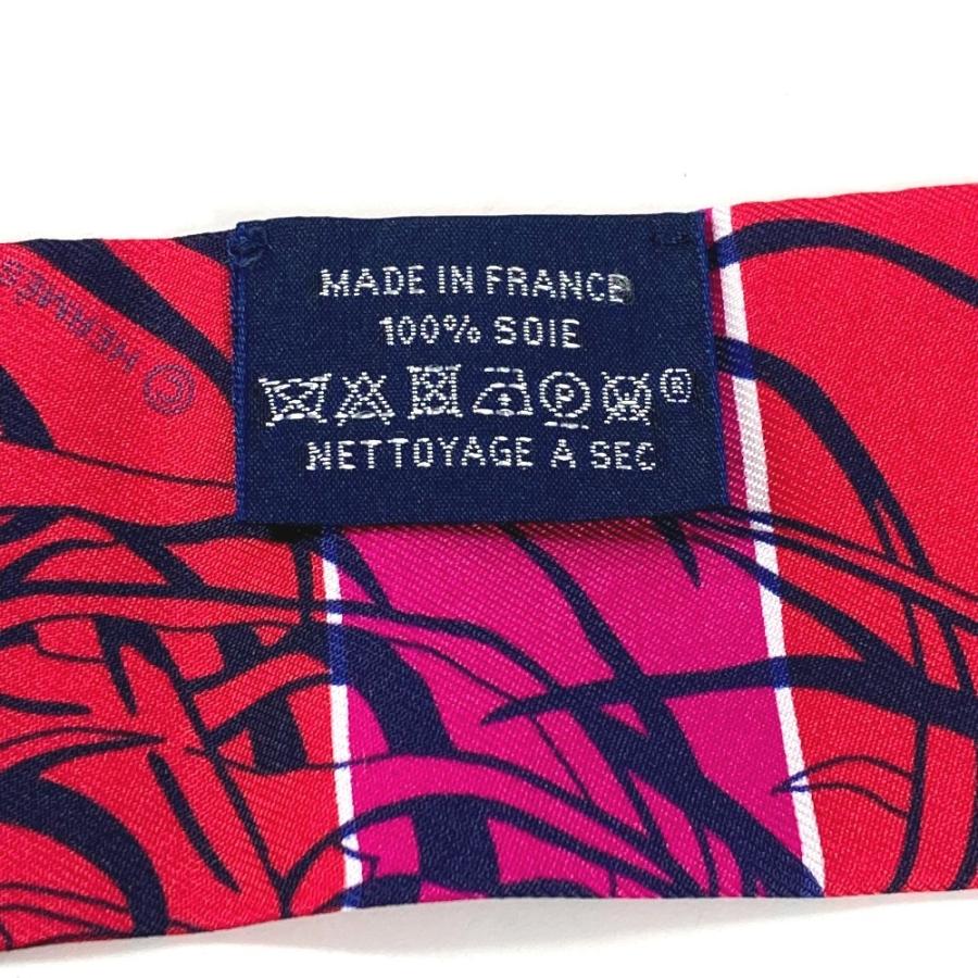 美品 HERMES エルメス ツイリー ツィリー バンドースカーフ アクセサリー ジャングルラブ スカーフ マルチカラー レディース【中古】 | HERMES | 07