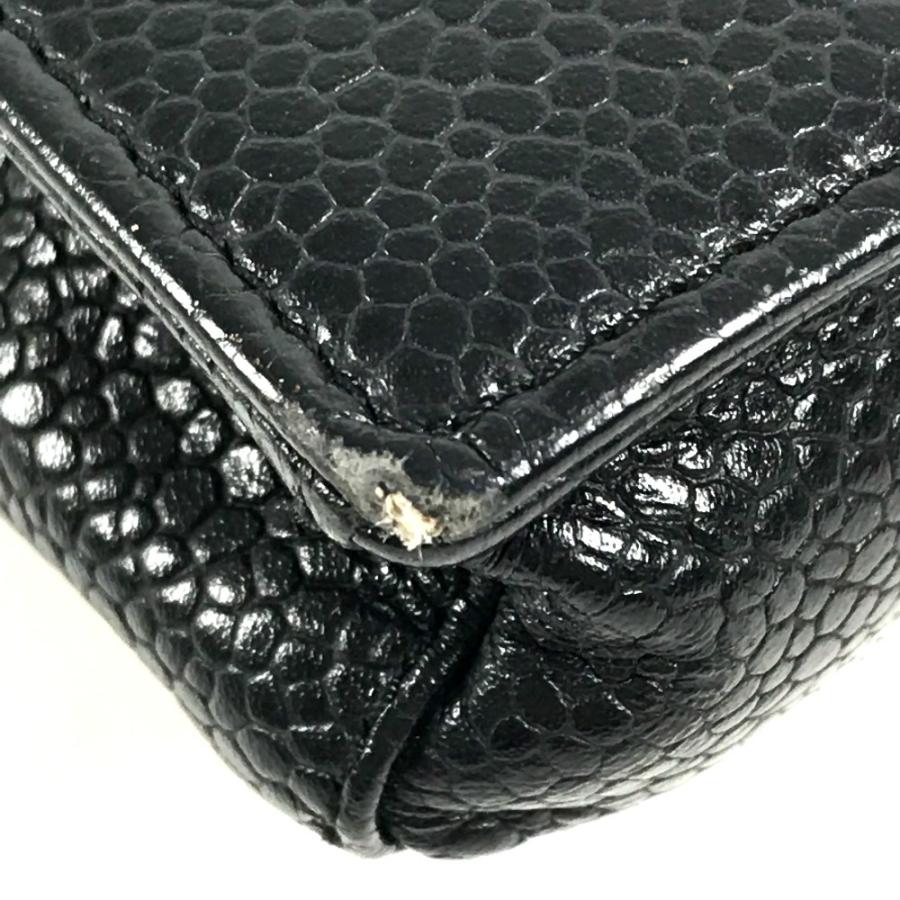 CHANEL シャネル A13511 CC ココマーク ロゴ タバコケース ポーチ 小物入れ シガレットケース ブラック ユニセックス【中古】 | CHANEL | 07