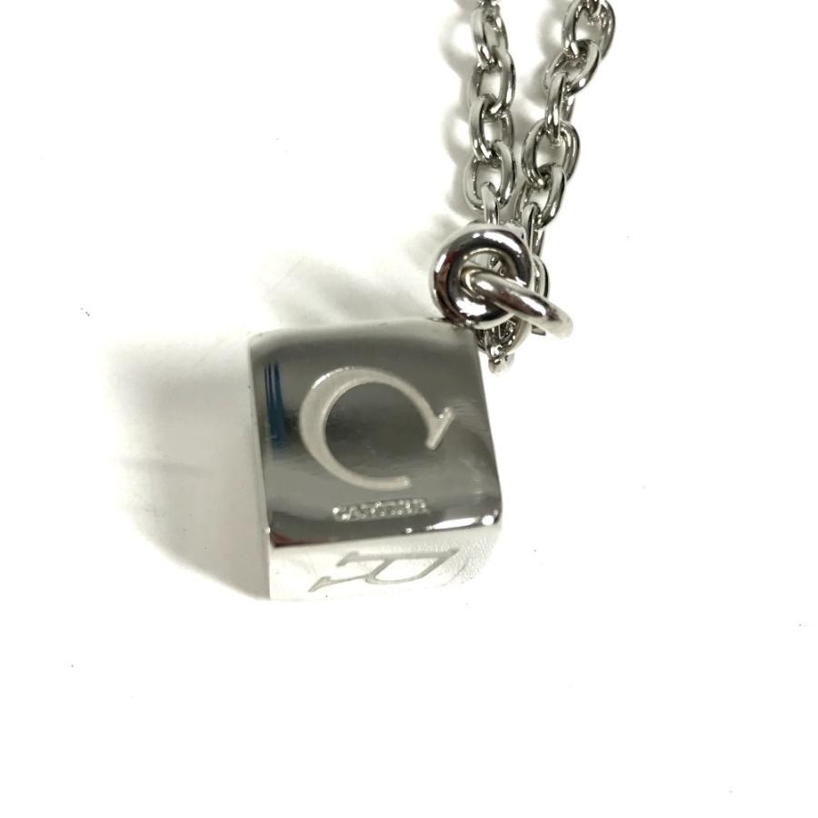 CARTIER カルティエ ロゴ サイコロ キューブ ペンダントトップ バッグチャーム アクセサリー キーホルダー シルバー ユニセックス【中古】 | Cartier | 01