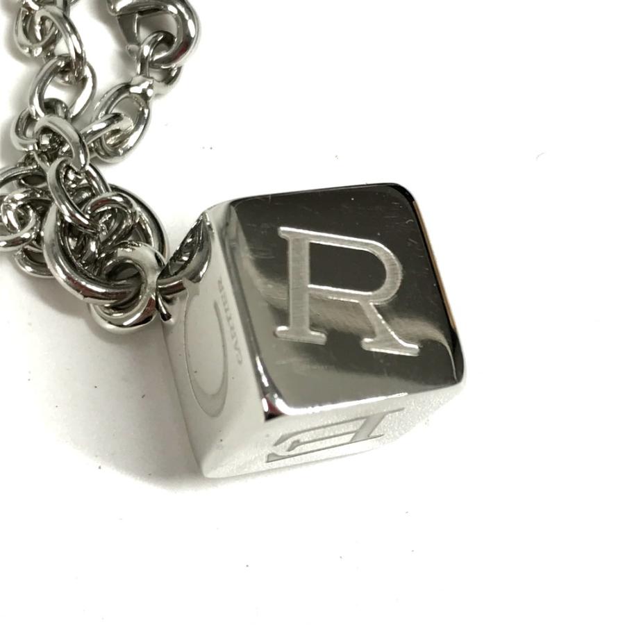 CARTIER カルティエ ロゴ サイコロ キューブ ペンダントトップ バッグチャーム アクセサリー キーホルダー シルバー ユニセックス【中古】 | Cartier | 03