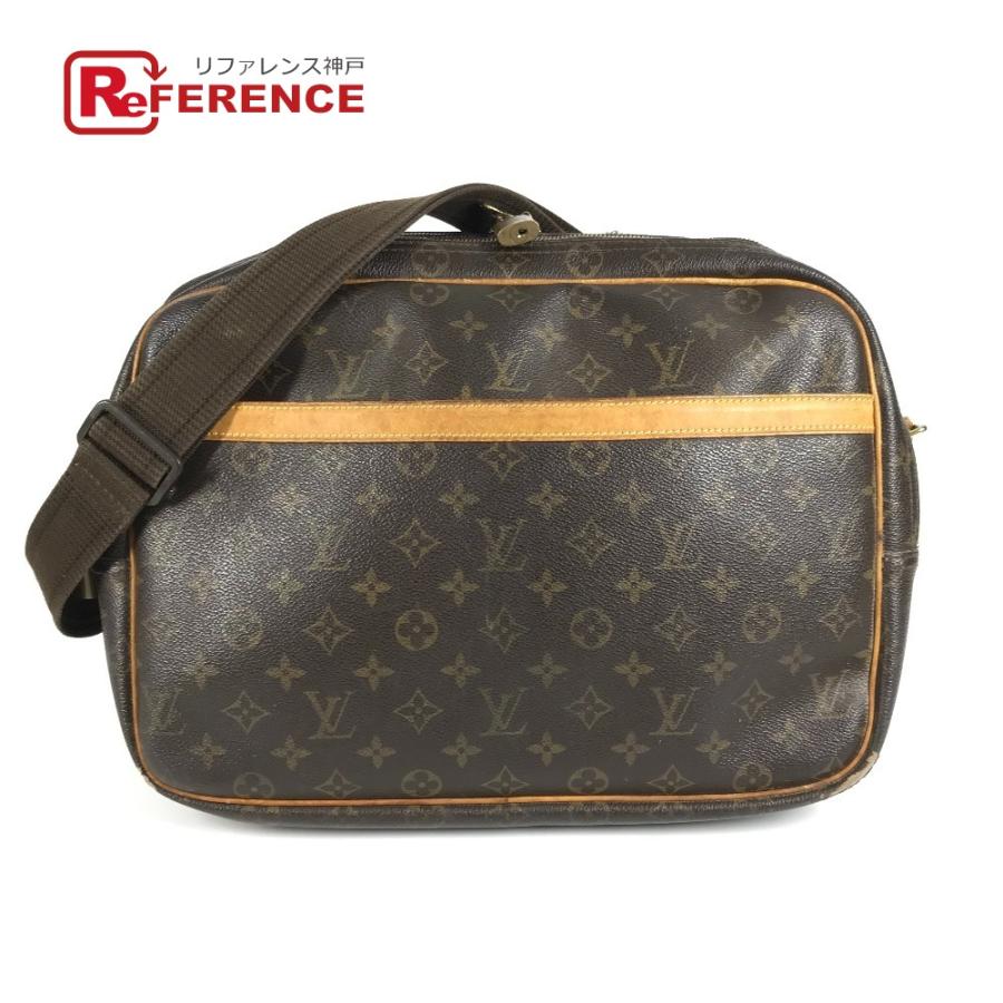 LOUIS VUITTON ルイヴィトン M45252  リポーターGM リポーター GM  斜め掛け カバン モノグラム ショルダーバッグ ブラウン 【中古】 | LOUIS VUITTON