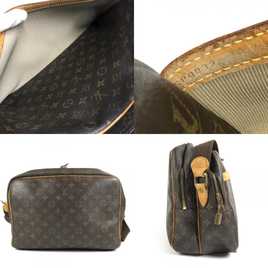 LOUIS VUITTON ルイヴィトン M45252  リポーターGM リポーター GM  斜め掛け カバン モノグラム ショルダーバッグ ブラウン 【中古】 | LOUIS VUITTON | 08