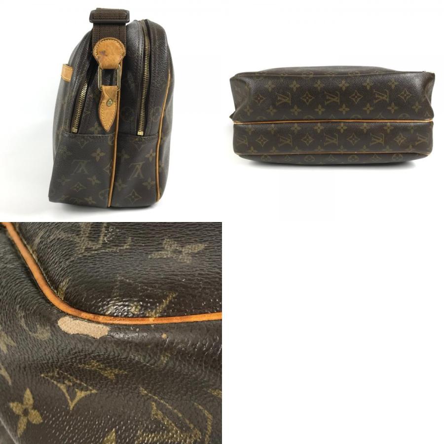 LOUIS VUITTON ルイヴィトン M45252  リポーターGM リポーター GM  斜め掛け カバン モノグラム ショルダーバッグ ブラウン 【中古】 | LOUIS VUITTON | 09