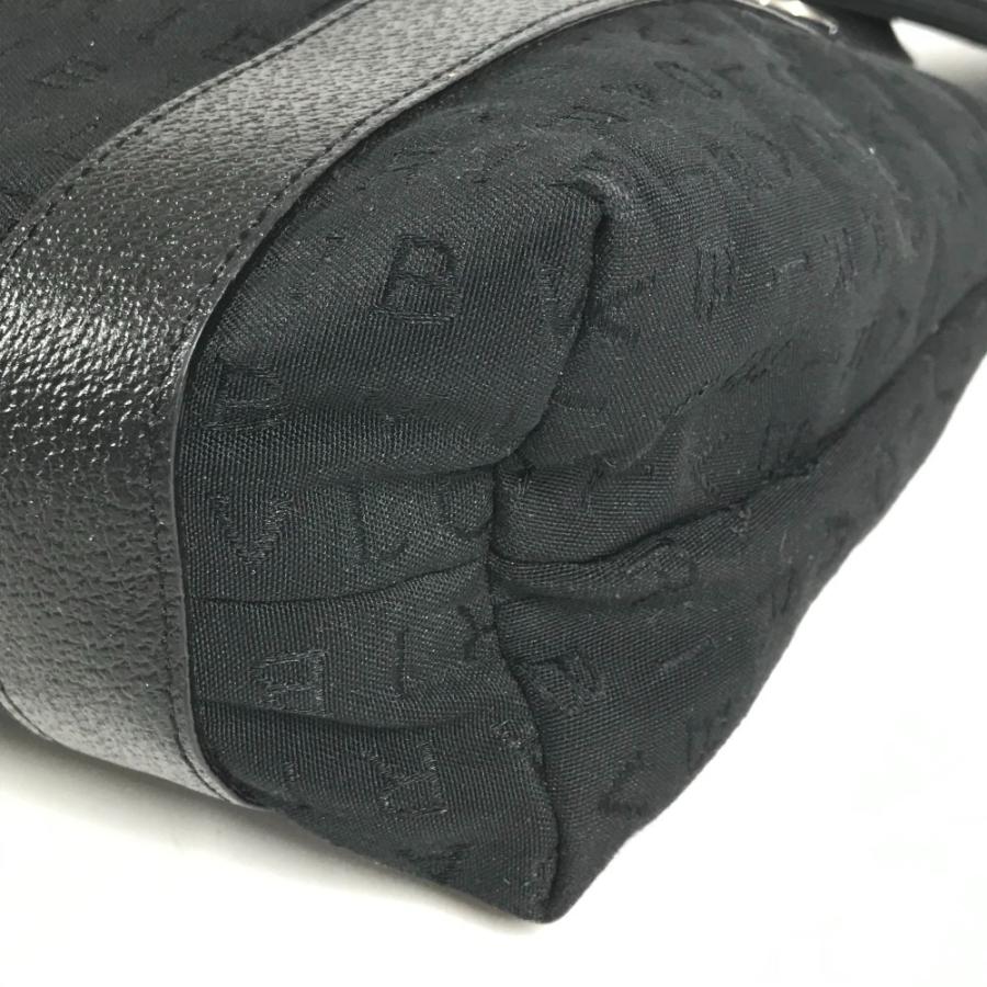 BVLGARI ブルガリ ロゴマニア ポーチ付き カバン トートバッグ ハンドバッグ ブラック ユニセックス【中古】 | BVLGARI | 06