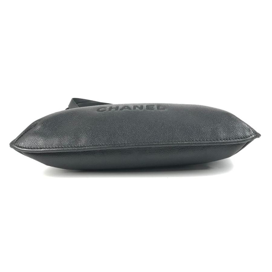 CHANEL シャネル ロゴ  カバン ショルダーバッグ 肩掛け トートバッグ ブラック レディース【中古】 | CHANEL | 04