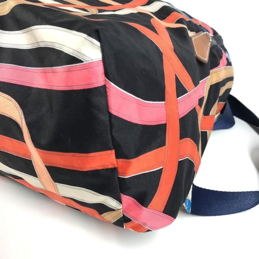 HERMES エルメス エアシルク カヴァルカドゥール リュック バックパック カバン リュックサック ブラック ユニセックス【中古】 | HERMES | 05