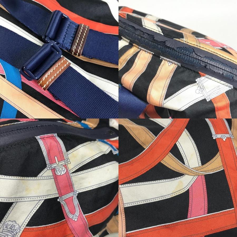 HERMES エルメス エアシルク カヴァルカドゥール リュック バックパック カバン リュックサック ブラック ユニセックス【中古】 | HERMES | 07