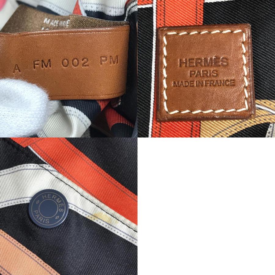 HERMES エルメス エアシルク カヴァルカドゥール リュック バックパック カバン リュックサック ブラック ユニセックス【中古】 | HERMES | 09