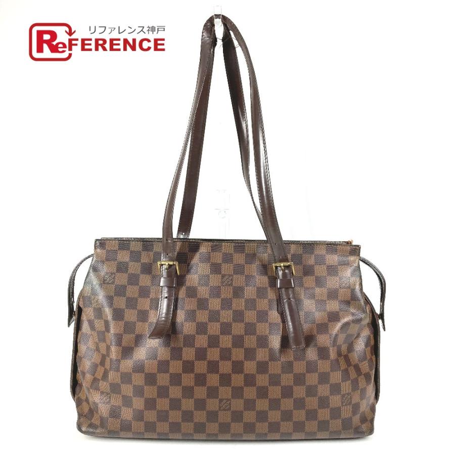 ダミエチェルシーブラウン ショルダーバッグ LOUIS VUITTON（ルイ・ヴィトン） チェルシー カバン 肩掛け トート