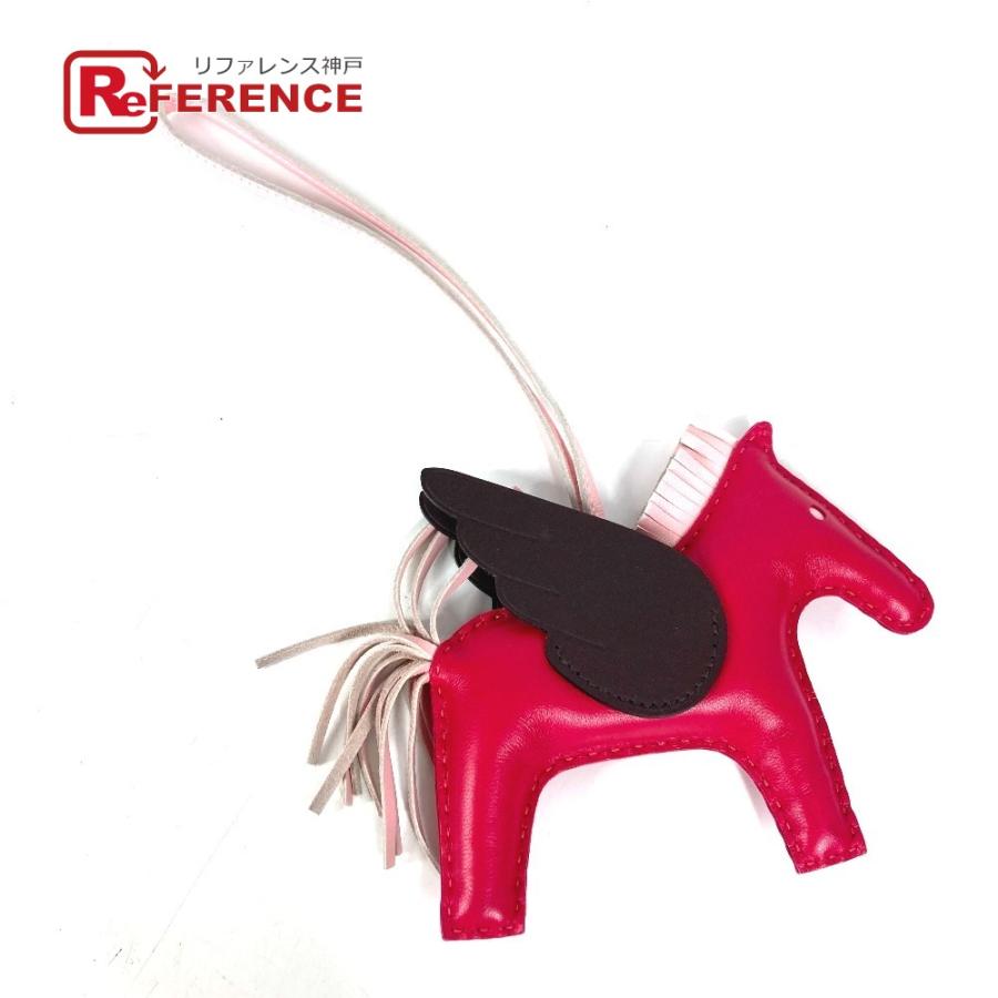 美品 HERMES エルメス ロデオ ペガサス MM ロデオペガサスMM バッグチャーム  馬 キーホルダー シュバル チャーム ピンク 【中古】 | HERMES